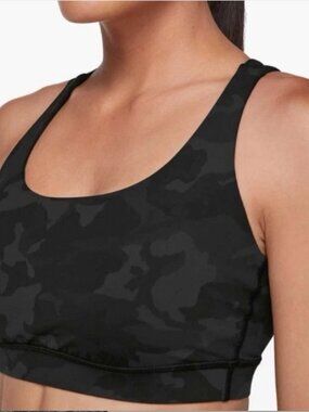 Lululemon Energy Bra Medium Support – Black Camo